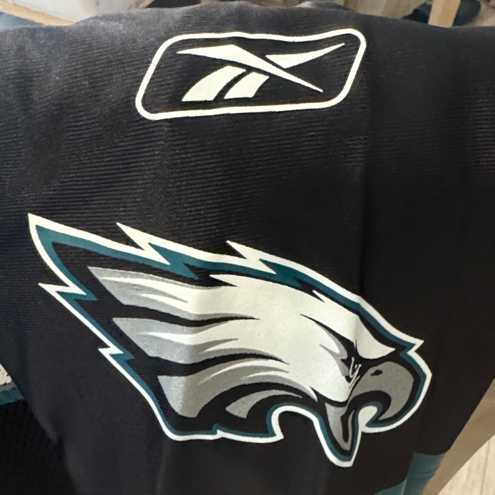 Philadelphia Eagles Terrell Owens # 81 Black Reebok Jersey Size XL - Picture 8 of 9